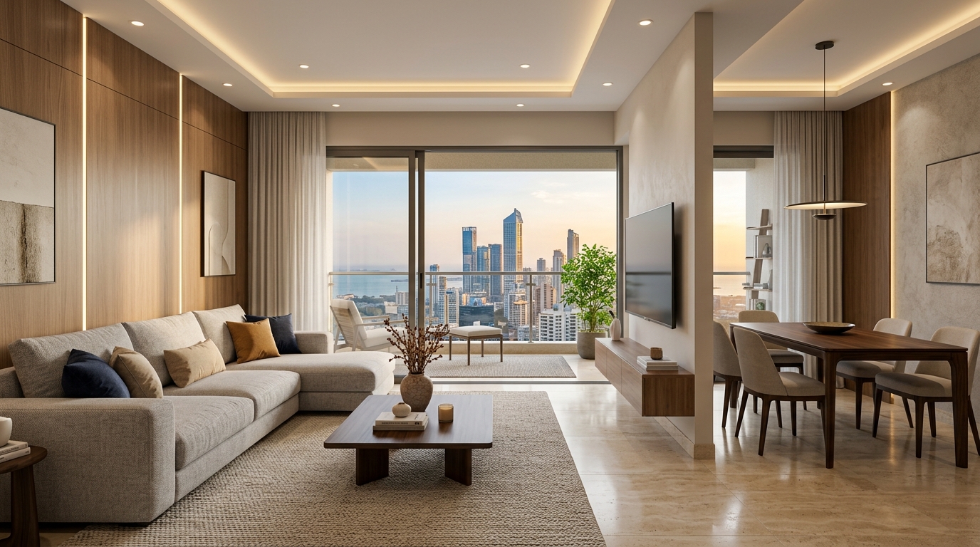 2 BHK Apartment Layout Plan